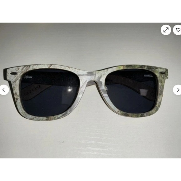 Accessories - Woodzee Recycled Skateboard Sunglasses Size 53-24-147 (Malibu) LtGrnTreCamo